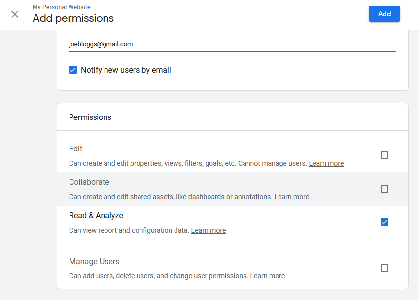 Tutorial: Set up Google Analytics