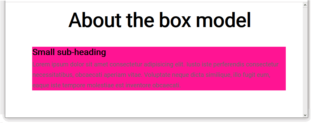 Introduction to the Box Model